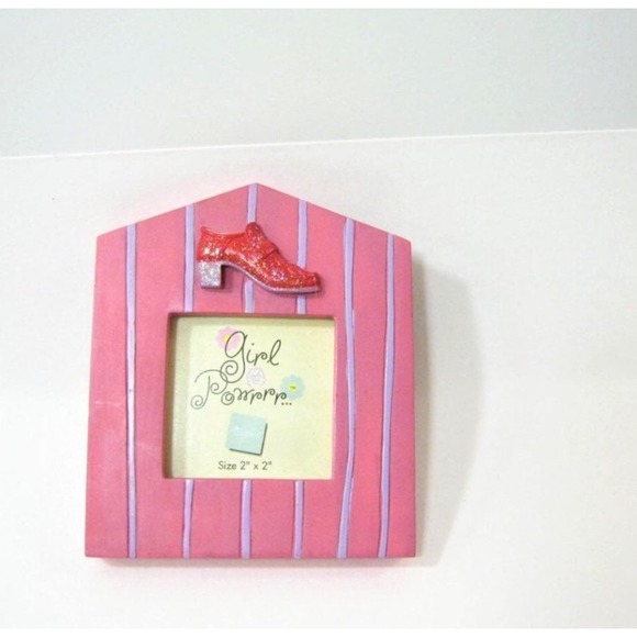 Set Pink Russ Magnetic Wallet size 2 inch Mini Photo Frames Picture Holders - Picture 5 of 5